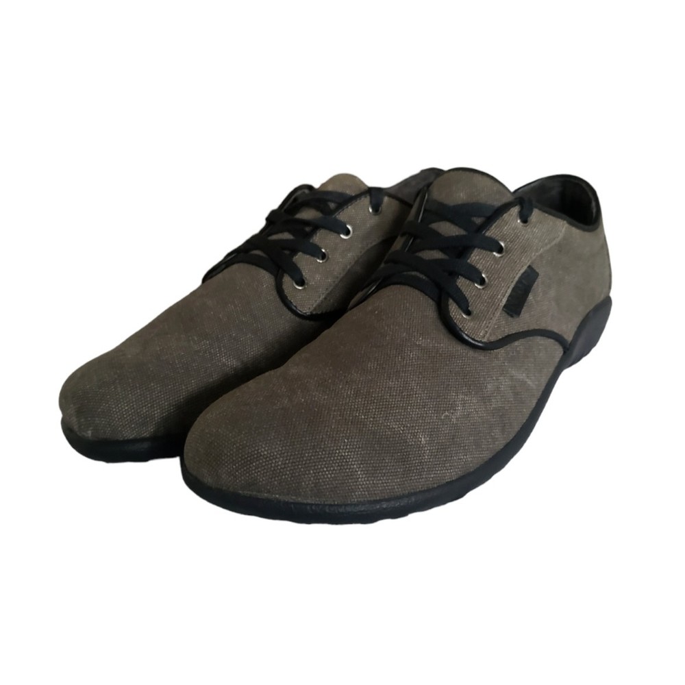 NAOT Tiaki Lace up Shoes Oxfords Gray Fabric Women's Size 9 - Picture 1 of 11